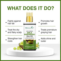 Thumbnail for She Essentials Amla Bhringraj Hair Oil For Anti Dandruff & Hair Growth