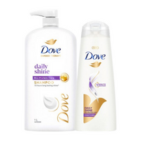 Thumbnail for dove-hair-shine-restoration-shampoo-&-conditioner-comb