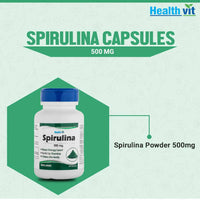 Thumbnail for Healthvit Spirulina Capsules