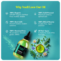Thumbnail for Careberry 100% Organic Rosemary & Jojoba Anti Dandruff Hair Oil