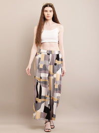 Thumbnail for Colourblocked Wide Leg Palazzos