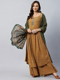 Thumbnail for Women Black & White Printed Dupatta