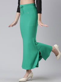 Thumbnail for Side Slit High-Rise Stretchable Viscose Saree Skirt