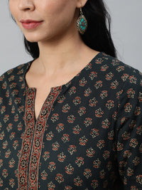 Thumbnail for Women Maroon Printed Tunic