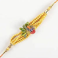 Thumbnail for Vibrant Ganesha Rakhi & Kaju Katli Box
