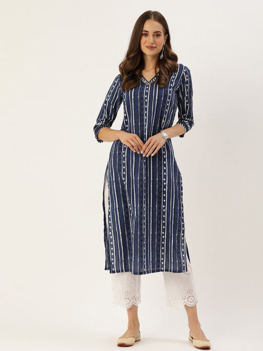 Printed Pure Cotton Kurta