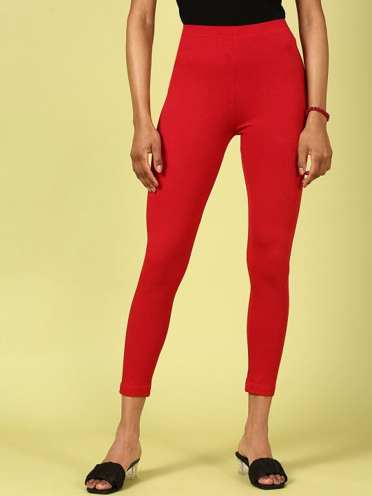 Cotton Ankle-Length Leggings
