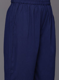 Thumbnail for women-regular-gotta-patti-silk-crepe-kurta-with-trousers-&-with-dupatta