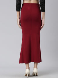 Thumbnail for Side Slit High-Rise Stretchable Viscose Saree Skirt