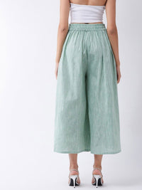 Thumbnail for women-cotton-flared-palazzos