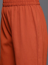 Thumbnail for Women Regular Gotta Patti Silk Crepe Kurta with Trousers & With Dupatta