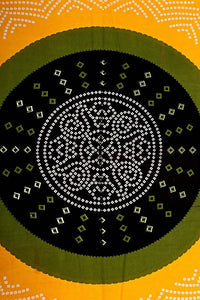 Thumbnail for Vamika Printed Cotton Black Color & Multicolor Bedsheet With Pillow Covers (LEOC_BANDJ_BL)