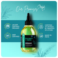 Thumbnail for Careberry 100% Organic Rosemary & Jojoba Anti Dandruff Hair Oil