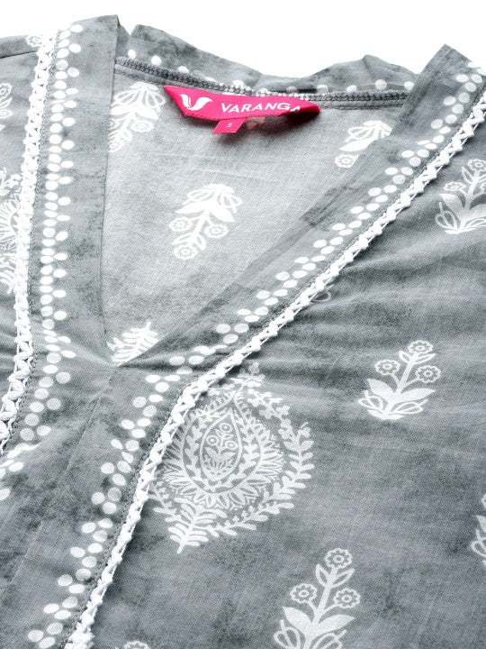 Women Ethnic Motifs Printed Cotton Kurta