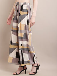 Thumbnail for Colourblocked Wide Leg Palazzos