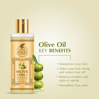 Thumbnail for Skiura Nature Olive Oil For Anti Hair Fall, Thick Hair & Fast Hair Growth