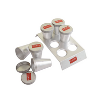Thumbnail for Hazel Kulfi Moulds Set Aluminium