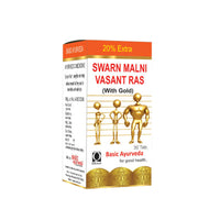Thumbnail for basic-ayurveda-swarn-malni-vasant-ras-(with-gold)-tablets