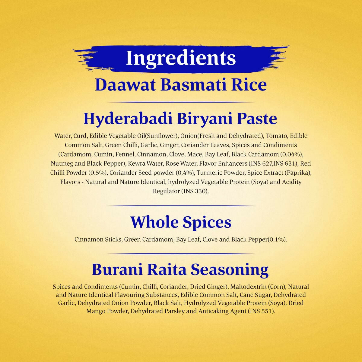 Daawat Biryani Kit Hyderabadi