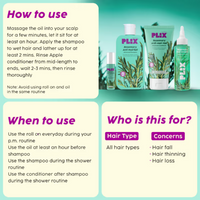Thumbnail for PLIX The Plant Fix Rosemary Anti Hairfall Kit