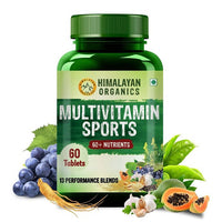 Thumbnail for Himalayan Organics Multivitamin Sports 60 + Vital Nutrients Tablets