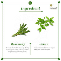 Thumbnail for Khadi Natural Henna & Rosemary Herbal Hair Oil