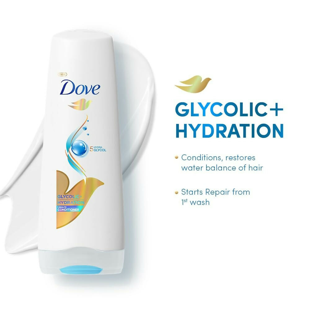 Dove Glycolic + Hydration Conditioner With 5% Hydra