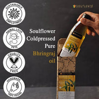 Thumbnail for Soulflower Cold Pressed Pure Natural Bhringaraj Oil
