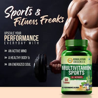 Thumbnail for Himalayan Organics Multivitamin Sports 60 + Vital Nutrients Tablets