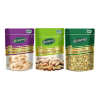 Thumbnail for happilo-premium-nuts-&-dryfruit-combo-(almond,-cashews-&-green-raisin