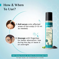 Thumbnail for Pilgrim 3% Redensyl, 4% Anagain & 5% Capilia Stem Cell Complex Advanced Hair Growth Serum Roll
