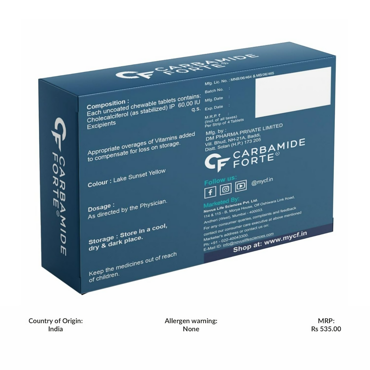 Carbamide Forte Cholecalciferol