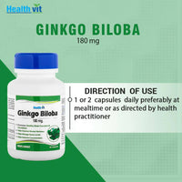 Thumbnail for Healthvit Ginkgo Biloba Capsule
