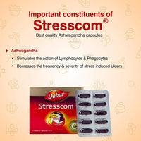 Thumbnail for Dabur Stresscom Ashwagandha 12 Strips X 10 Capsules