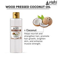 Thumbnail for Rishi Natural Coconut Oil Wood Pressed Skin And Hair