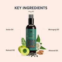 Thumbnail for Avimee Herbal Keshpallav Hair Oil For Hair Growth With Amla, Castor, Rosemary & Bringraj Oil