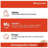 Thumbnail for Baidyanath Kolkata Ashwagandha Tablets
