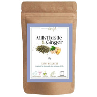 Thumbnail for satvi-wellness-milk-thistle-ginger-tea-|-blend-of-milk-thistle-ginger-tea-bag