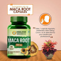 Thumbnail for Himalayan Organics Maca Root 800 mg Vegetarian Capsules