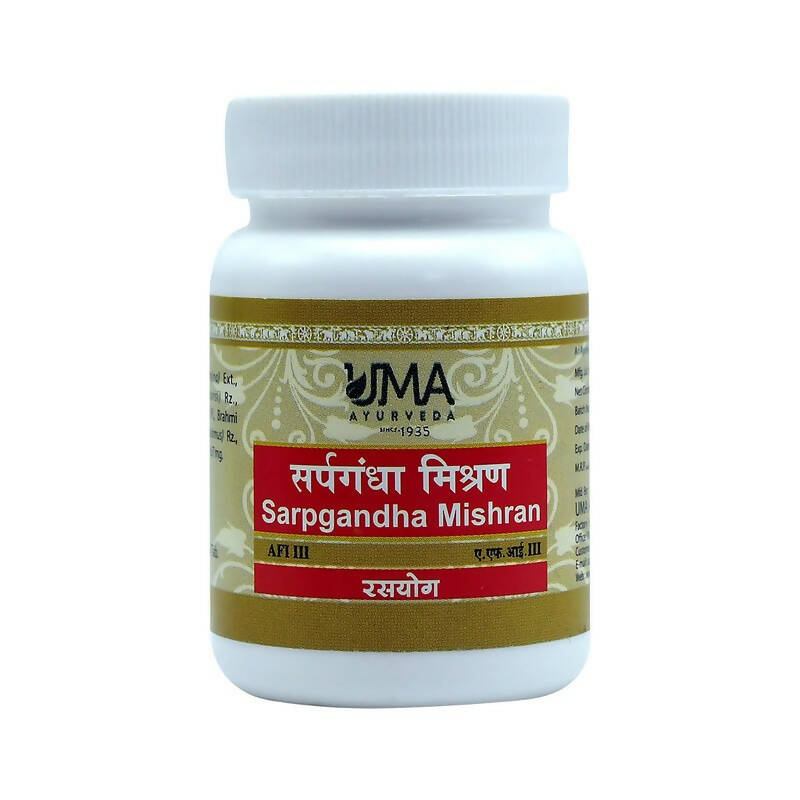 uma-ayurveda-sarpgandha-mishran-tablets