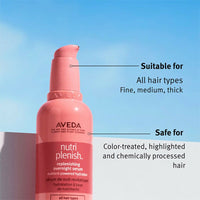 Thumbnail for Aveda Nutriplenish Hydrating Serum for Dry & Frizzy Hair with Coconut Oil