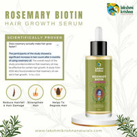 Thumbnail for Lakshmi Krishna Naturals Rosemary Biotin Hair Growth Serum