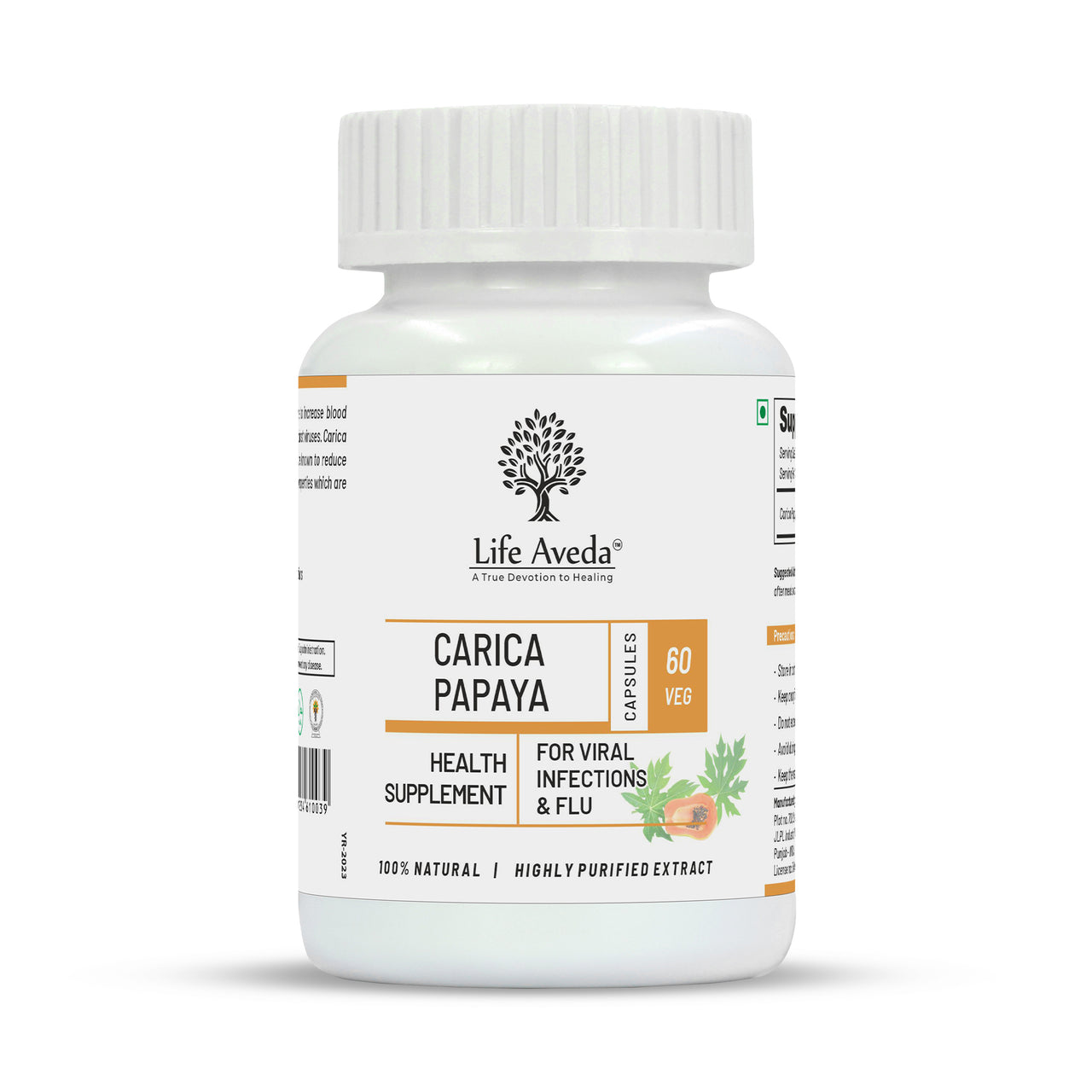 life-aveda-carica-papaya-capsules