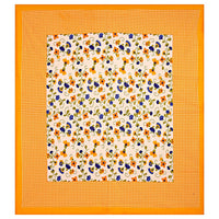 Thumbnail for Vamika Printed Cotton Yellow Bedsheet With Multicolor Pillow Covers (LEOC_CHKM_Y)