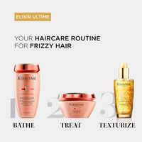 Thumbnail for Kerastase Elixir Ultime L'Huile Rose Serum For Vibrant Shine