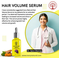 Thumbnail for Ivory Natural Hair Volume Serum For Hair Thinning And Healthier Growth