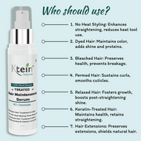 Thumbnail for Ktein 100% Plant Based Treated Hair Maintenance Serum