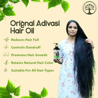Thumbnail for Ivory Natural Adivasi Hair Oil For Growth Of Hair, Hair Strengthening & Nourishment