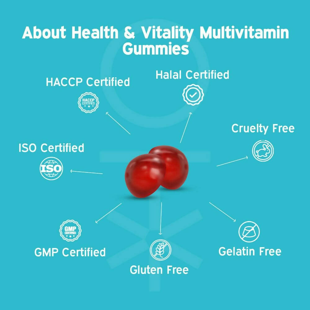 Nutriburst Health & Vitality Gummies With Multi