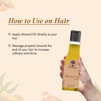 Thumbnail for Wild Organic Cold Pressed Almond Hair Oil